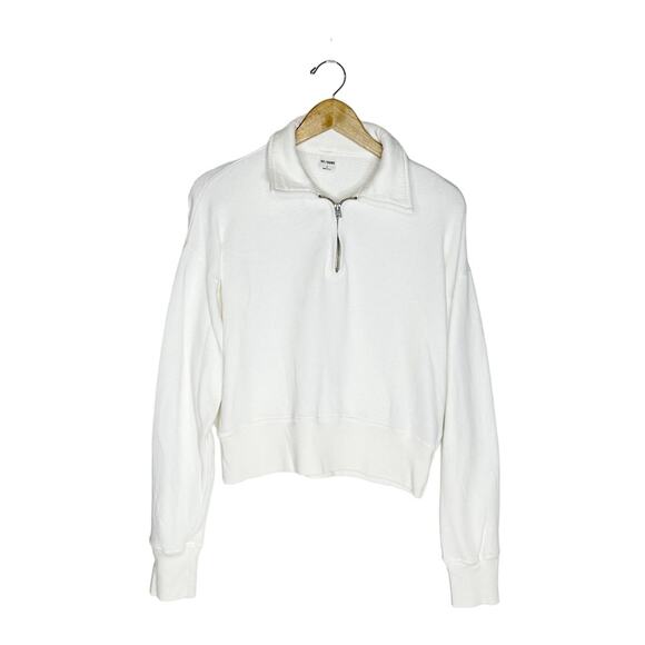 RE/DONE 70s Half-Zip Cotton Sweatshirt Pullover - Picture 5 of 9